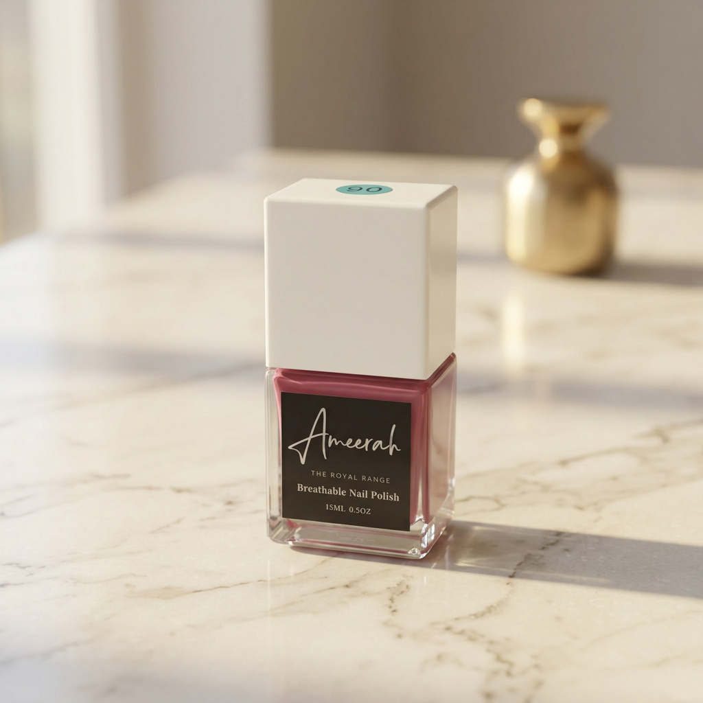 Breathable Nail Polish marble-and-gold lifestyle image